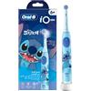 Oral-B iO Kids - Spazzolino elettrico Disney Stitch, 1 testina, 1 custodia da viaggio, 3 modalità con modalità sensibile ai bambini, timer musicale da 2 minuti, per bambini dai 6 anni in su