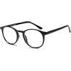 NEW VISION Occhiali da Lettura Donna, Occhiali da Lettura, CE, UV400 Occhiali anti Luce Blu per Uomo Donna, NV3077 (Nero, 2.5, Diottria)