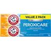 Arm & Hammer PeroxiCare Tartar Control Fluoruro Dentifricio con bicarbonato di sodio e perossido, 170 ml, 2 pk