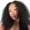 IFLY Human Hair Wig Kinky Curly Glueless Parrucca Capelli Veri Ricci Afro 20Inch | Lace Front capelli umani Pre Cut 4×4 Lace Glueless Wig Wear and Go Brazilian Virgin Hair 180% Density Natural Colour