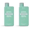 ULTI Paris Shampoo cheratina e biotina | senza solfati siliconi parabeni 300 ml, naturale |shampoo aloe vera, ricostruzione capelli professionali (Confezione da 2)