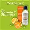 Cuticleanse Shampoo alla vitamina C - Shampoo idratante a lunga durata - con acido ialuronico per capelli danneggiati, ricci, tinti e grassi, 250 ml