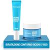 Neutrogena Hydro Boost Crema Idratante Viso 50 ml e Contorno Occhi 15 ml | Skincare kit idratante 72h e illuminante, Per tutti i tipi di pelle, Con Acido Ialuronico, Senza profumo - Esclusiva Amazon