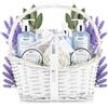 BRUBAKER Cosmetics Beauty Care Set cosmetico - con estratti di menta lavanda e salvia - Set regalo nel cestino del manico