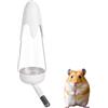 DONGKER Bottiglia d'Acqua per Piccoli Animali 125 ml, Dispenser Acqua per Gabbia Anti-goccia, Distributore d'Acqua per Criceti, Gatti, Conigli, Porcellini d'India, Piccoli Conigli e Cincillà