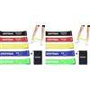 GRIFEMA GAK5001 - Set di 10 fasce di resistenza, per uomini e donne, 5 diversi livelli, elastiche, per casa, palestra, yoga, allenamento