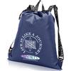 AiQInu Sacca Sportiva Coulisse Grande Impermeabile, Regolabile Spallacci larghi Zaino Palestra per Vita Quotidiana Scuola Sport All'aperto Tempo Yoga Libero Spiaggia Nuoto, Borsa Palestra Unisex