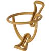 Elite T-Race Portaborraccia | Beige Scuro Soft Touch | Leggero, Resistente e Sicuro per Borracce da Ciclismo