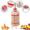 Aufun Spremiagrumi Manuale per Frutta, Pressa per Frutta 30 L, spremiagrumi Professionale per l'uva Mela Arancia, Incluso Panno per pressa (30 L)
