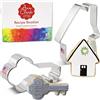 Ann Clark Cookie Cutters Formine per Biscotti Stampi Immobiliari 2 Pezzi, Prodotto negli Stati Uniti da Ann Clark, la casa, chiave