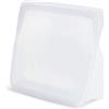Stasher 960 - Sacchetto riutilizzabile in platino per alimenti, 20,95 x 21,60 cm, trasparente, in silicone