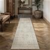 HUGEAR Tappeto Corridoio 80x300cm Beige Antiscivolo | Lavabili in Lavatrice, Vintage, Lungo, Per Passatoia, Cucina, Rug, Rettangolare, Pelo Corto, Carpet