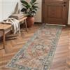 BEIMO Tappeto Salotto Pelo Corto Vintage, Tappeto Camera Da Letto, Tappeti Antiscivolo Lavabile, Tappeti Persiano per Corridoio, Soggiorno, Sala, Rosso Vintage, 80x150cm