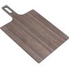 Bisetti Tagliere da Cucina in HPL 24x20x0,5 cm con Manico Finitura Noce, Rettangolare e Termoresistente, Tagliere Antigraffio da Cucina, Made in Italy, per Uso Domestico e Professionale - BISETTI