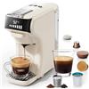 HIBREW H1B Macchina da Caffè a Cialde 6 in 1, Macchina per Espresso 20Bar | Compatibile Ns*/Kcup*/DG*/Es*, Polvere per Espresso, Infusione Calda/Fredda un Tocco, Supporta Tazze Fino a 240 ml