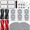 Yivy Saros 20 Sonic Accessori per Roborock Saros 20 Sonic Robot Aspirapolvere: 4 spazzole principali, 6 spazzole laterali, 4 filtri HEPA, 4 panni di lavaggio, 6 sacchetti per la polvere-27 Pezzi