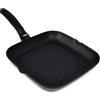 RISOLI' Risoli Bistecchiera BLACKplus® Alluminio PRESSOFUSO Antiaderente El Diamant Ultra Resistente FRYPAN Made Italy cm 26x26Â