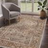 GENIMO Tappeto Persiano Vintage Classico Marrone Terra 120 x 170 cm | Antiscivolo e Lavabile in Lavatrice, Pelo Corto Morbido per Soggiorno, Camera da letto, Cucina, Ingresso e Ufficio