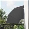 FWIKDUN Tenda da Balcone Pieghevole Nera 115x115 cm come Paravento Pieghevole per Balcone e Terrazza, Tenda da Balcone Pieghevole con Pratica Costruzione Pieghevole e Protezione dalla Vista