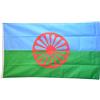 Flaggenfritze Bandiera/Bandiera sinti e ROM + GRATIS Sticker, bandiera fritze®, Hissflagge 90 x 150 cm