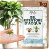 virhea MILYTEC® Acqua Gel per Piante 1kg - per Riserva Acqua Terreno - Idratazione Prolungata per Vasi e Giardini Indoor e Outdoor - Assorbimento Rapido e Rilascio Graduale