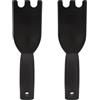 Generic 2 raschietti universali per griglia George Foreman e la maggior parte delle griglie scanalate, spatola in nylon resistente al calore, con scanalature, impugnatura comoda, antiaderente per una facile