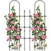 RELAX4LIFE Grigliato per Piante Rampicanti, Traliccio da Giardino in Metallo Antiruggine, Garden Supporto Piante Rampicanti per Ortaggi, Fiori, Frutta,Viti, 146 x 186 cm
