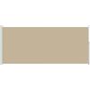 Kaorsrow Tenda da sole laterale estensibile, beige, 300 x 180 cm, robusta protezione da sguardi indiscreti e protezione solare per terrazza, giardino e balcone, paravento estensibile con telaio in
