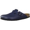 Birkenstock Boston Pelle Liscia Zoccoli Unisex - Adulto