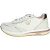 Keys 9232 White Bianco Scarpe Sneakers Donna Lacci Zeppa 37