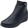 ENVAL SOFT 8761400 Nappa Soft Nero Tronchetti accollati per Donna in Pelle con Lampo Zeppa Bassa