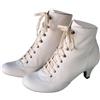 ticticlily Stivaletti Donna Vintage Gotico Stivali | Comode, Eleganti, Stringati, Boots, con Tacco, Autunnali Invernali
