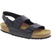 Valleverde VH39910 Sandali Bio Uomo Pelle Sintetica Nero Suola Gomma