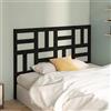 IBUQDDV Spalliera Letto Testiera Letto Matrimoniale Testiere Per Letto Matrimoniale Spalliera Letto Matrimoniale Testiera per Letto Nera 126x4x104 cm in Legno Massello di Pino per Soggiorno