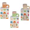 Generico 6 PZ Colore OLIERA Pois in Porcellana 12 cm - 160 ML - bomboniera