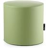 AOISORA CAB Pouff Luna colore (Lime) Ecopelle Idrorepellente mis.Diametro 44 h.42 cm. Sfoderabile con cerniera Cuciture rinforzate, Interno poliuretano espanso alta densita' Ottima Seduta o Poggiapiedi