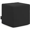 CAB CUBO POUF ECOPELLE NERO MIS. 45X45 H.45 SFODERABILE SFODERABILI STRUTTURA INTERNA IN POLIURETANO ESPANSO DA SEDUTA