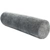 LLIDDAMES Cuscino Cilindrico con Chiusura a Cerniera con Copertura Lavabile 40/50/60/70/90 cm Cuscino Cilindrico Cervicale per Letto Divano,Gambe,Schiena(Dark Grey,20cm*90cm)