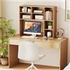 RELAX4LIFE Libreria Scaffale da Scrivania, con 7 Scomparti, Libreria da Tavolo in Legno, Organizzatore Aperto per Desktop, Scaffale Salvaspazio per Studio Ufficio Dormitorio (Naturale)