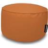 extroitaly Pouf Seduta Aloha ( Arancio) in Finta pelle idrorepellente, Diametro cm.70 Altezza cm.40 Adatto come seduta, o Poggiapiegi, Riempito in perle di polistirolo Cuciture Rinforzate Cerniera sul Fondo