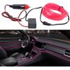 Majatou Luce Al Neon della Striscia Principale Dell'automobile, Neon Dell'automobile, Luci LED Interne Dell'automobile, Illuminazione Interna Dell'automobile di 3 Metri Accendisigari della Striscia(Rosa)