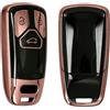 kwmobile Custodia Compatibile con Audi con 3 tasti Smart Key (solo Keyless Go) - Cover Chiavi Auto Protezione Copri Telecomando - Copertina Chiave - Copertura Gommata Silicone TPU