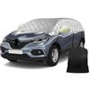 kswiown Grandine Copertura Mezza Compatibile con Renault Kadjar 2015-2022, Copertura Auto Tenere in Caldo Impermeabile, Protezione da Neve, Addensare Telone per Garage con Strisce Riflettenti