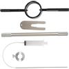 Juqoyue Kit Strumenti per Manutenzione Forcella Motocicletta, Strumento per Compressore Molle Forcella e Kit Strumenti per Il Livello 'Olio Forcella Anteriore, Strumento
