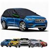 BUERPINKING Semigarage per auto SUV, auto semi-garage impermeabile, 190T, tessuto Oxford, universale, resistente al sole, mezzo copriauto, antipolvere, antineve, per interni ed esterni (nero SUV)