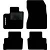 QUEMAR Tappetini Auto per Nissan Qashqai J12, Bordo Nero, 1 Ricamo | dal 2021 / anche e-Power / Kit Tappeti Moquette e Gomma su Misura / Set 2 Anteriori + 2 Post./ Ricami e Colori Personalizzati