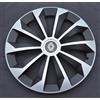 JESTIC Raven - Set di 4 copricerchi borchie coppe ruota compatibili con Renault: Laguna, Megane, Clio, Zoe e Kangoo da 14 pollici