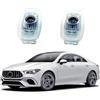 Tenatu 2 Pezzi Luci Proiettore Porta per Mercedes Benz CLA C118 X118 CLS X219 E-Coupe A208 S-Coupe W218 C218 - illuminazione sottoscocca auto, luce LED di benvenuto, illuminazione d'ingresso