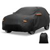 X AUTOHAUX Copertura per auto per Volvo XC60 210D-PU, per esterni, per tutte le stagioni, impermeabile, antivento, protezione da sole, pioggia, neve, con cerniera per portiera del conducente, colore