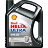 SHELL Olio motore Helix 5W-30 Olio sintetico 100% 5 L Compatibilità con PEUGEOT 206 2 volumi/Coda spiovente 2A/C 207 WA, WC 208 I Hatchback CA, CC 2008 Station Wagon CU, CITROËN C3 I Hatchback FC, FN